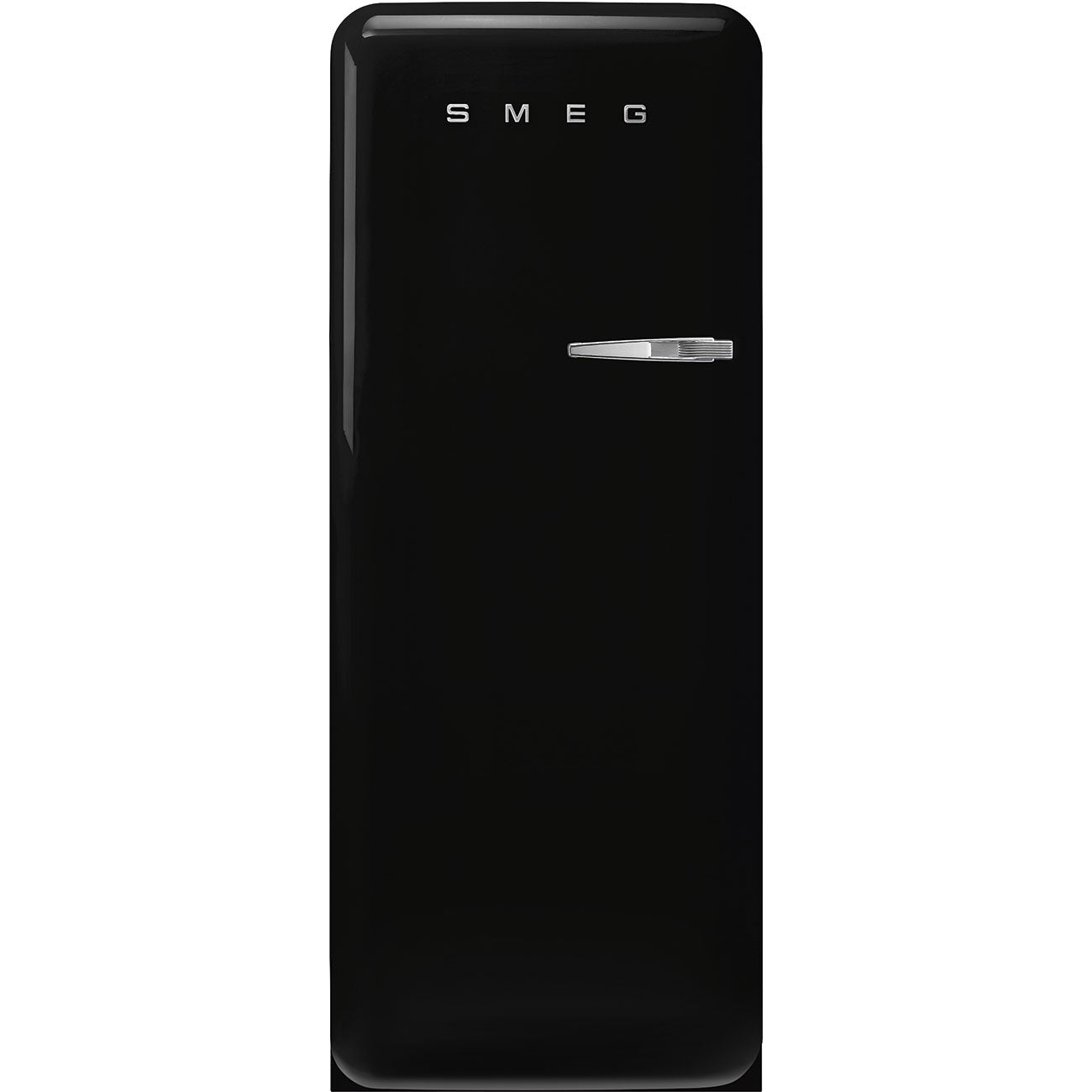 Smeg FAB28LBL6 153cm retrojääkaappi, musta, vasenkätinen