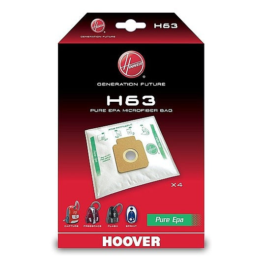 Hoover Brave mikrokuitu pölypussi 4kpl (H63)