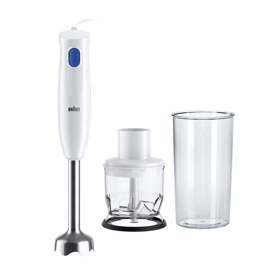Braun MQ10.201MWH MultiQuick 1 sauvasekoitin + teholeikkuri 350 ml
