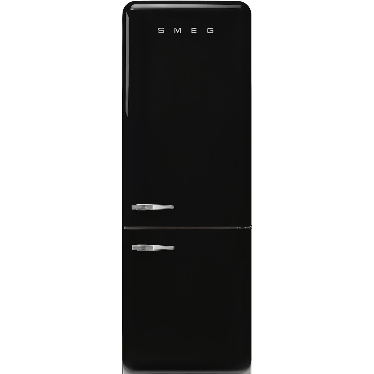 Smeg FAB38RBL6 70cm retrojääkaappipakastin, musta, oikeakätinen, no frost