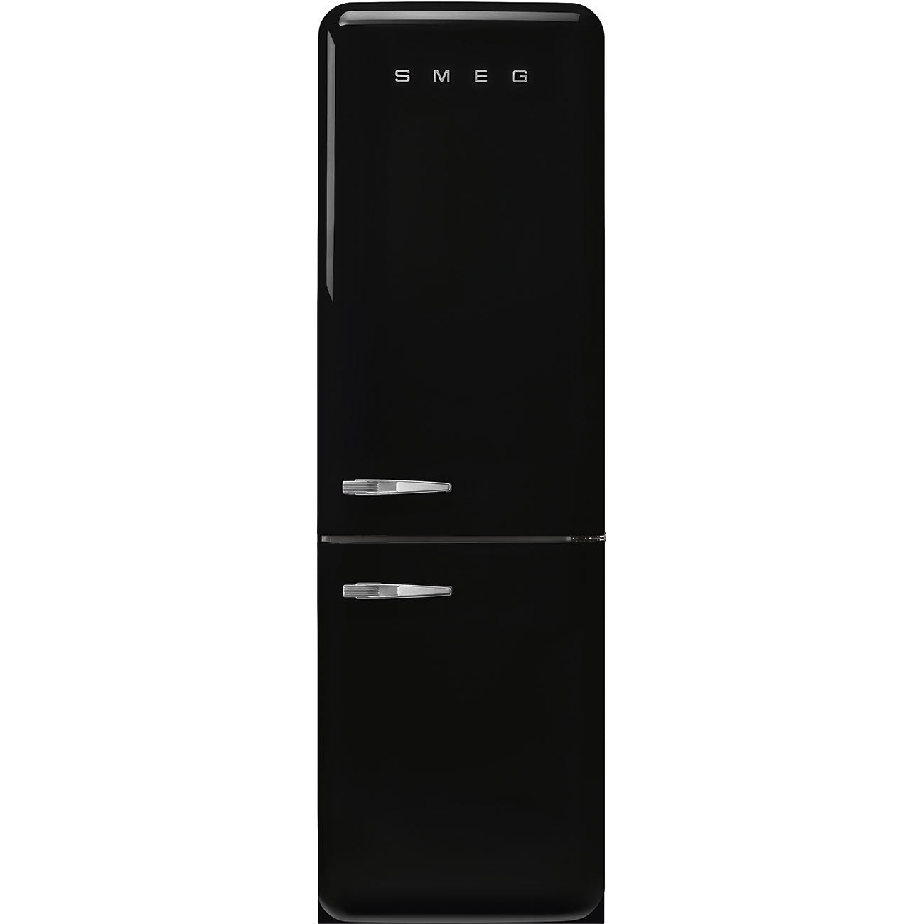 Smeg FAB32RBL5 196,8cm retrojääkaappi-pakastin, musta, oikeakätinen