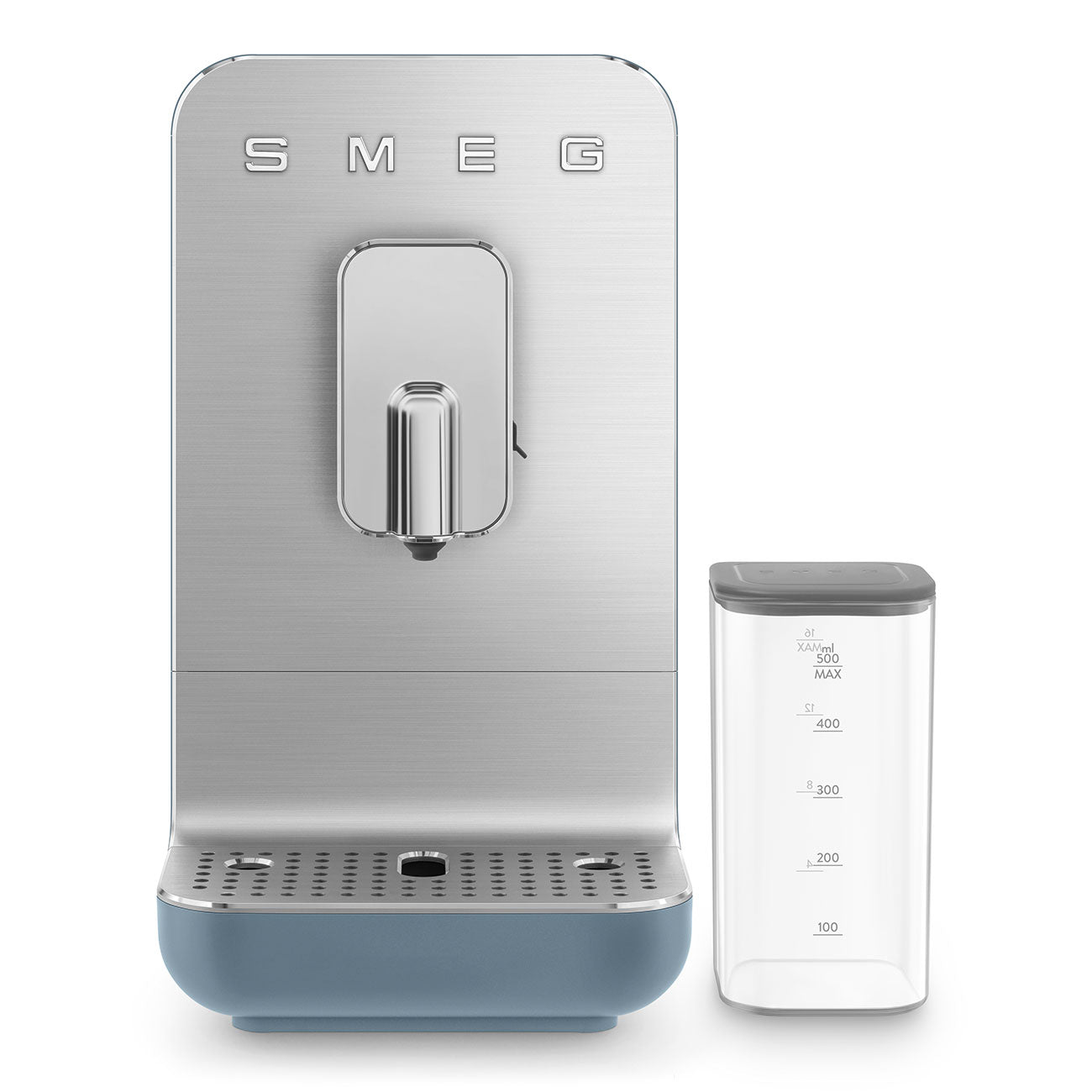 Smeg BCC13SBMEU kahviautomaatti maitokannulla storm blue