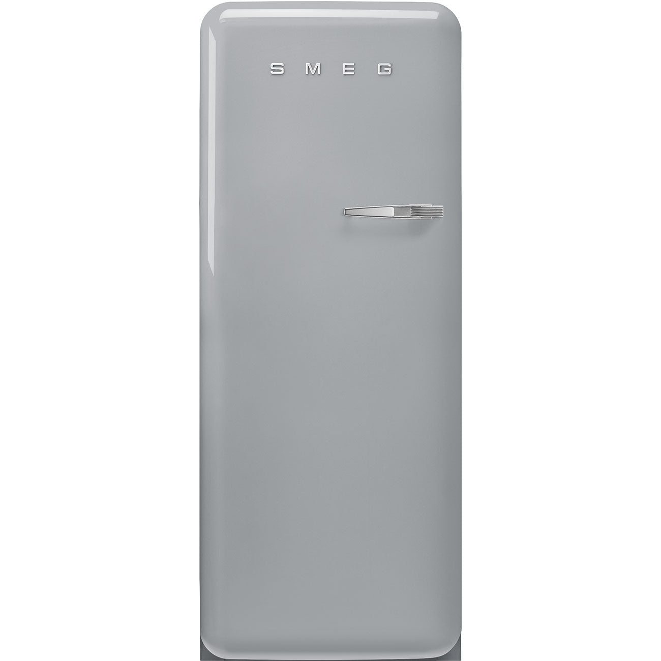 Smeg FAB28LSV6 153cm retrojääkaappi, hopea, vasenkätinen