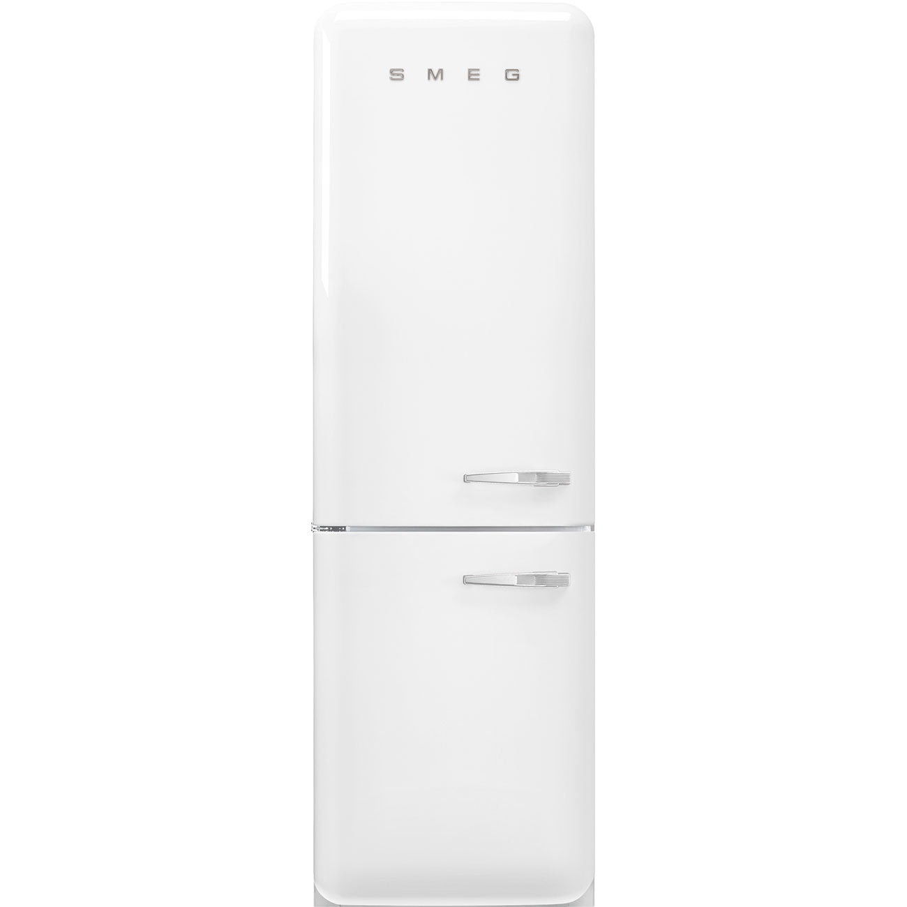 Smeg FAB32LWH6 196,8cm retrojääkaappipakastin, valkoinen, vasenkätinen