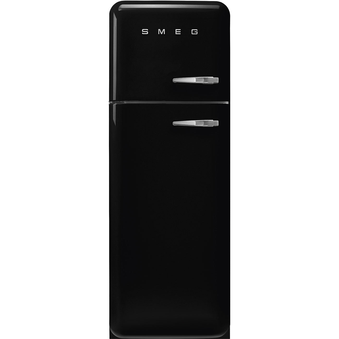 Smeg FAB30LBL6 172cm retrojääkaappipakastin, musta, vasenkätinen