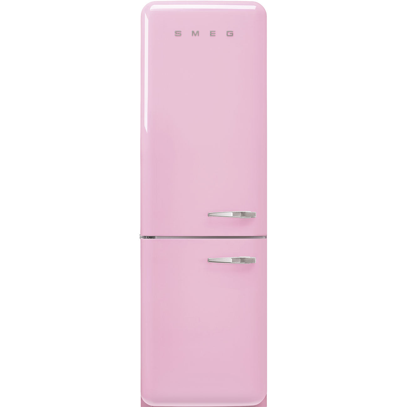 Smeg FAB32LPK6 196,8cm retrojääkaappipakastin, vaaleanpunainen, vasenkätinen