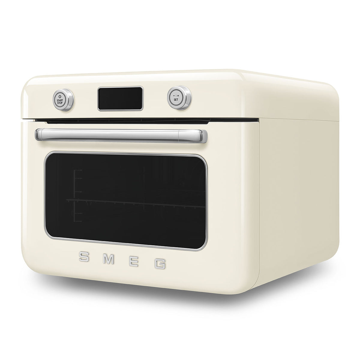 Smeg COF01CREU erillinen yhdistelmähöyryuuni kermanvärinen