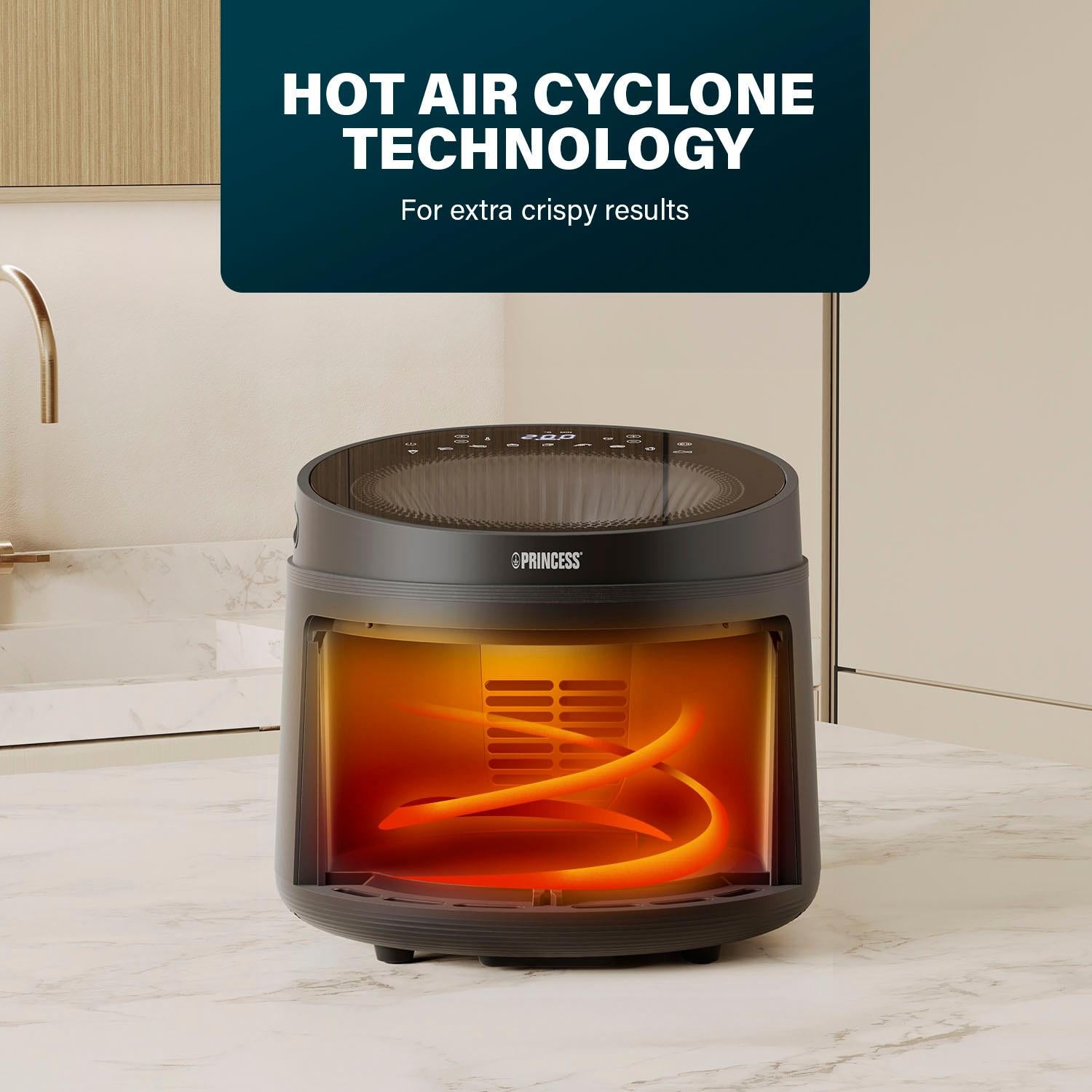 Princess 182270 Cyclone Airfryer 5L, 1500W