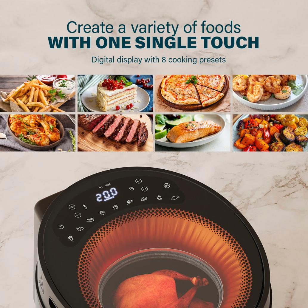 Princess 182270 Cyclone Airfryer 5L, 1500W
