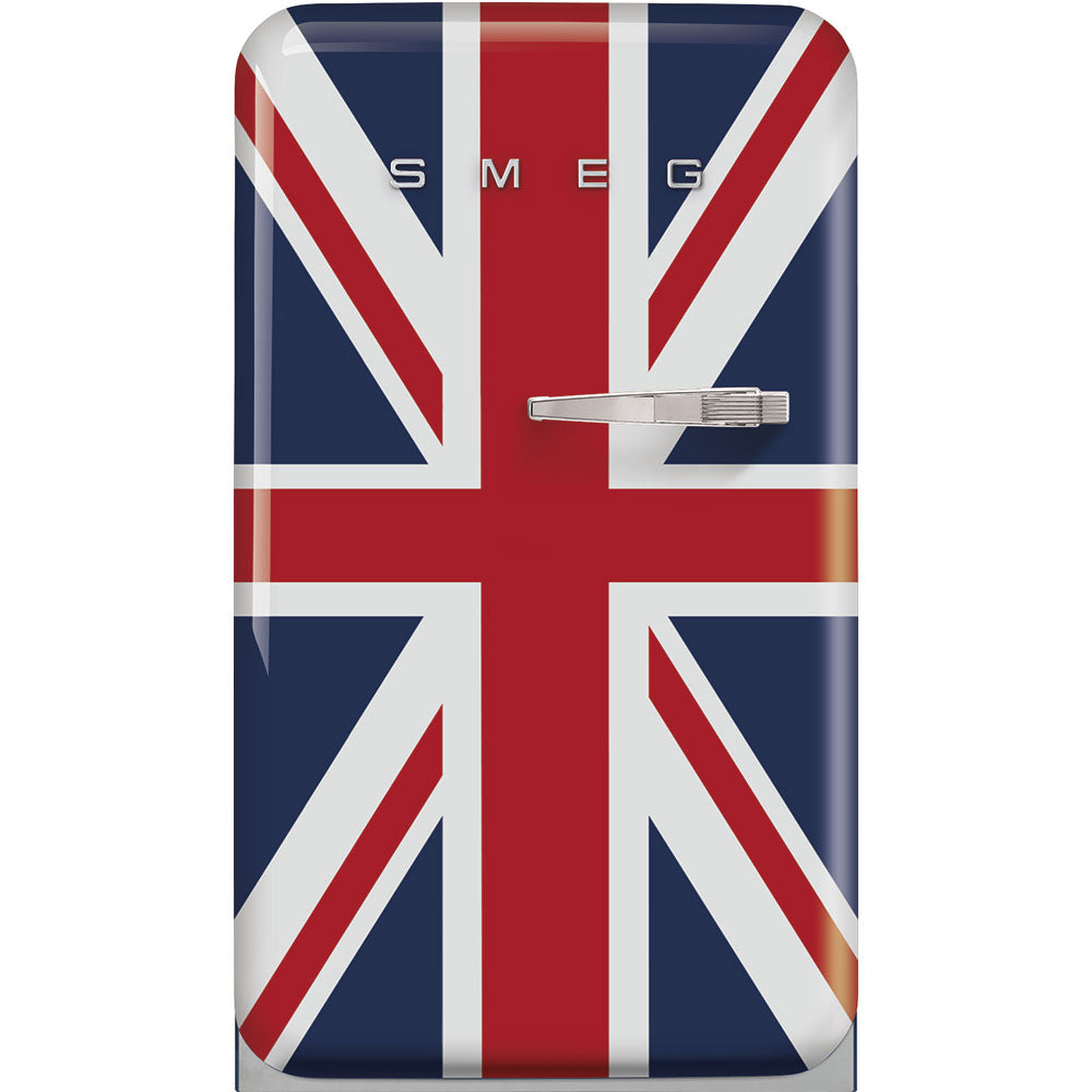 Smeg FAB10LDUJ5 retrojääkaappi, "Union Jack", vasenkätinen