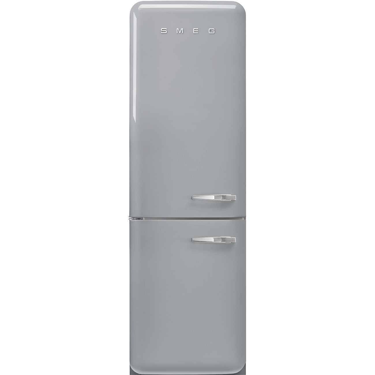 Smeg FAB32LSV5 196,8cm retrojääkaappipakastin, hopea, vasenkätinen