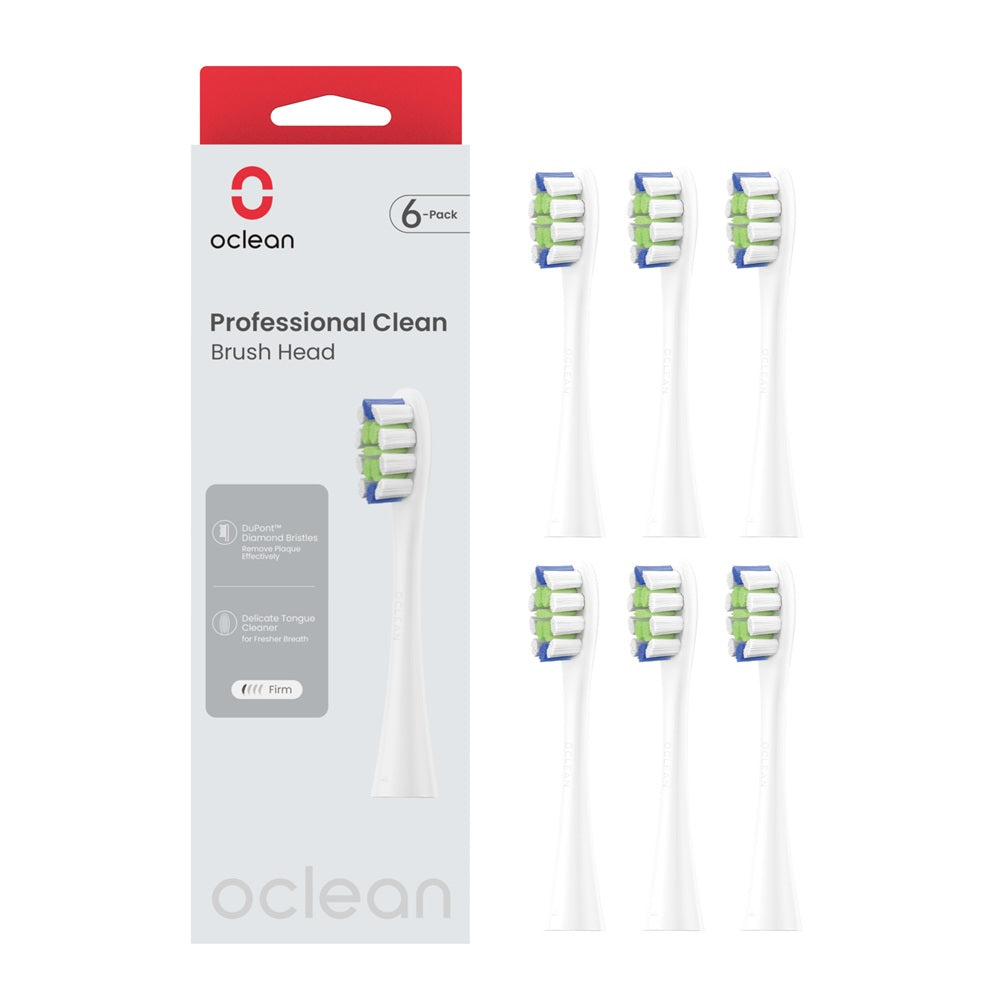 Oclean Professional clean 6-pack, valkoinen