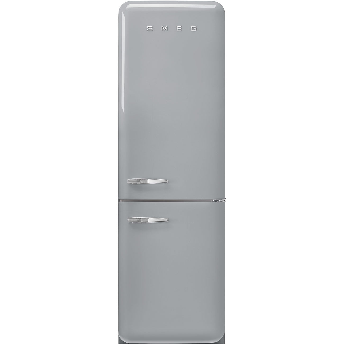 Smeg FAB32RSV5 196,8cm retrojääkaappi-pakastin, hopea, oikeakätinen