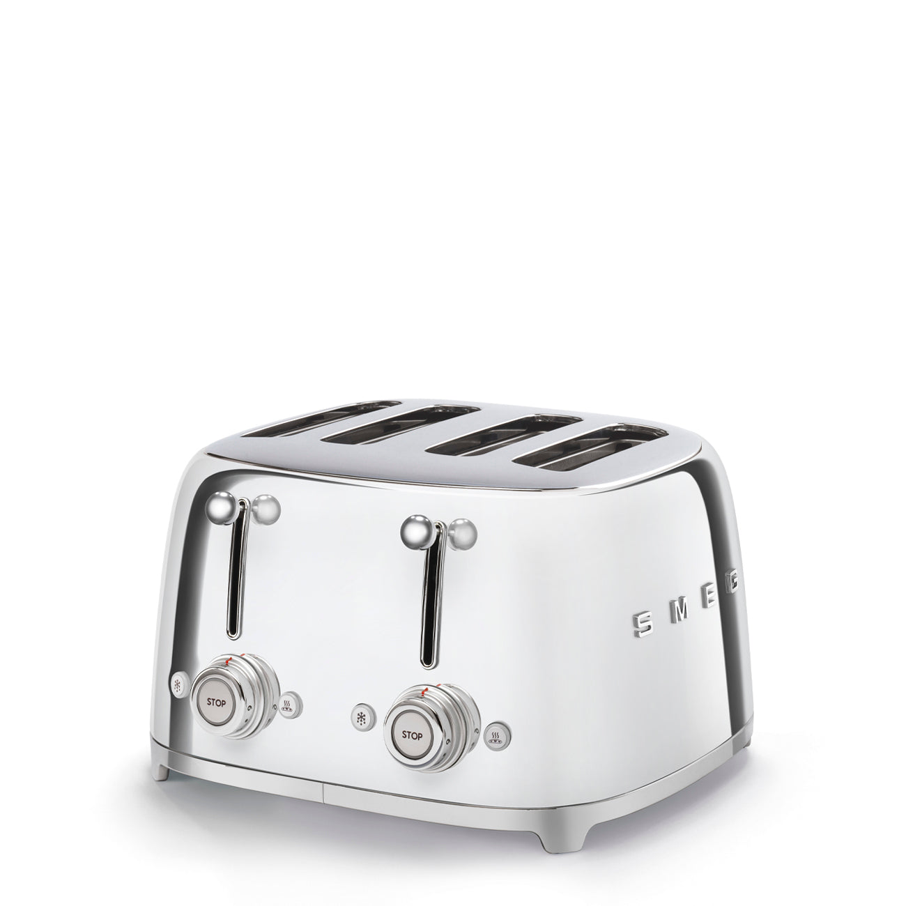 Smeg TSF03SSEU 4-viipaleen leivänpaahdin teräs