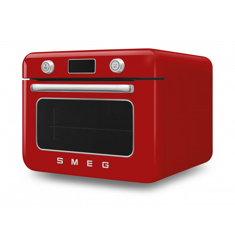 Smeg COF01RDEU erillinen yhdistelmähöyryuuni punainen