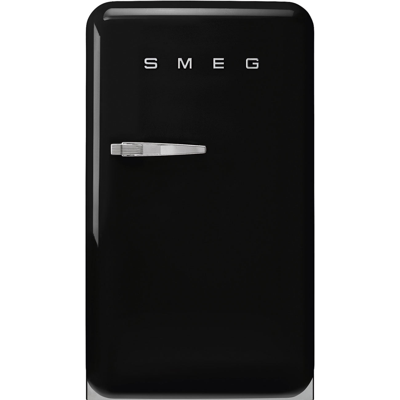 Smeg FAB10HRBL6 retrojääkaappi Happy Bar, musta, oikea