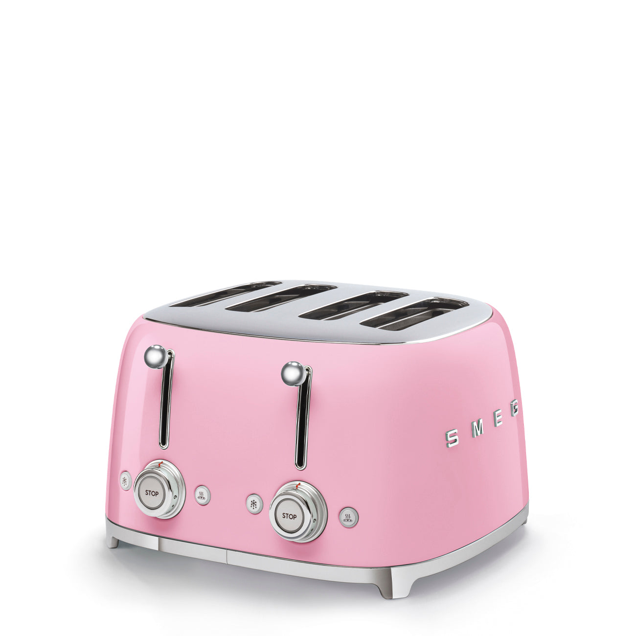 Smeg TSF03PKEU 4-viipaleen leivänpaahdin vaaleanpunainen