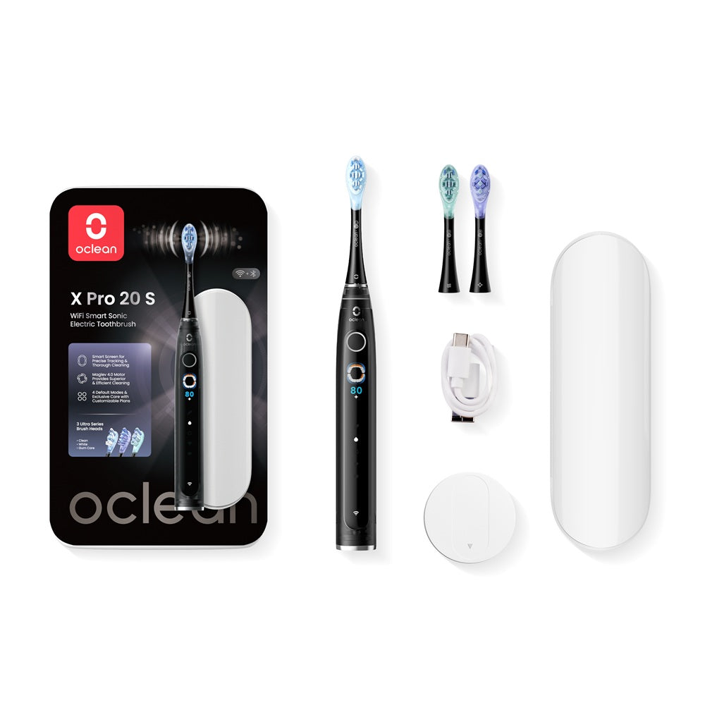 Oclean X Pro 20 Set sähköhammasharja, musta