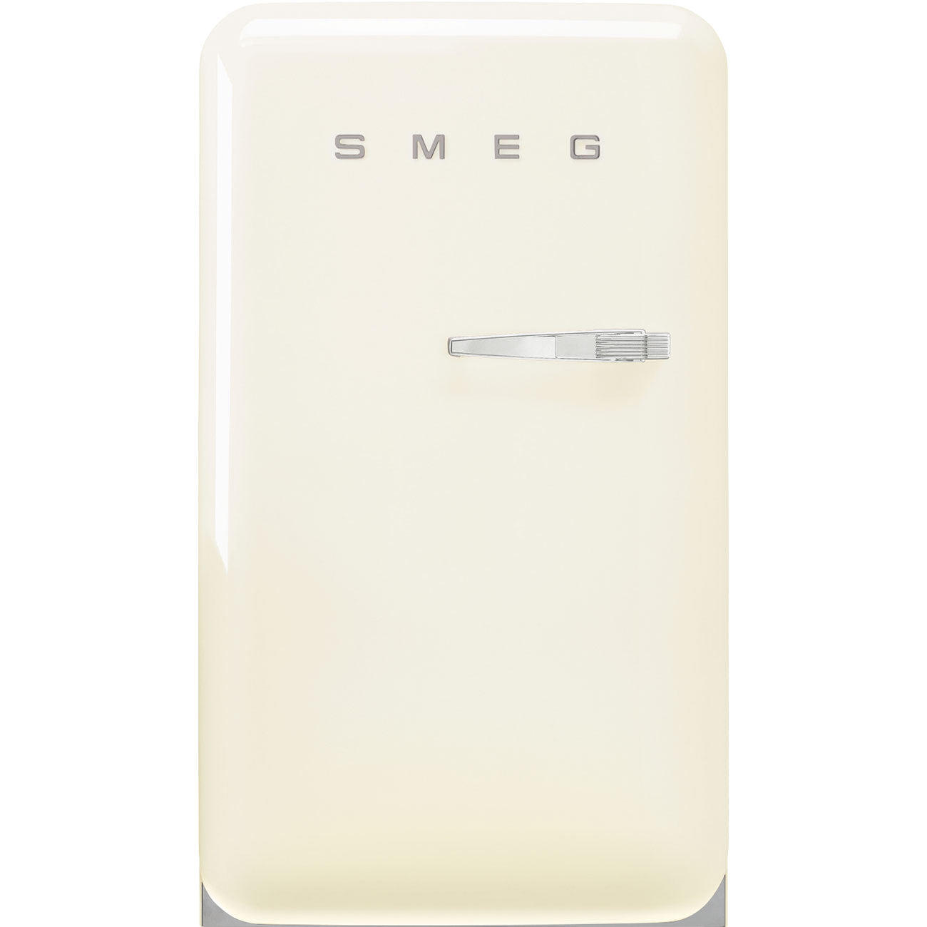 Smeg FAB10HLCR6 retrojääkaappi Happy Bar, kerma, vasenkätinen