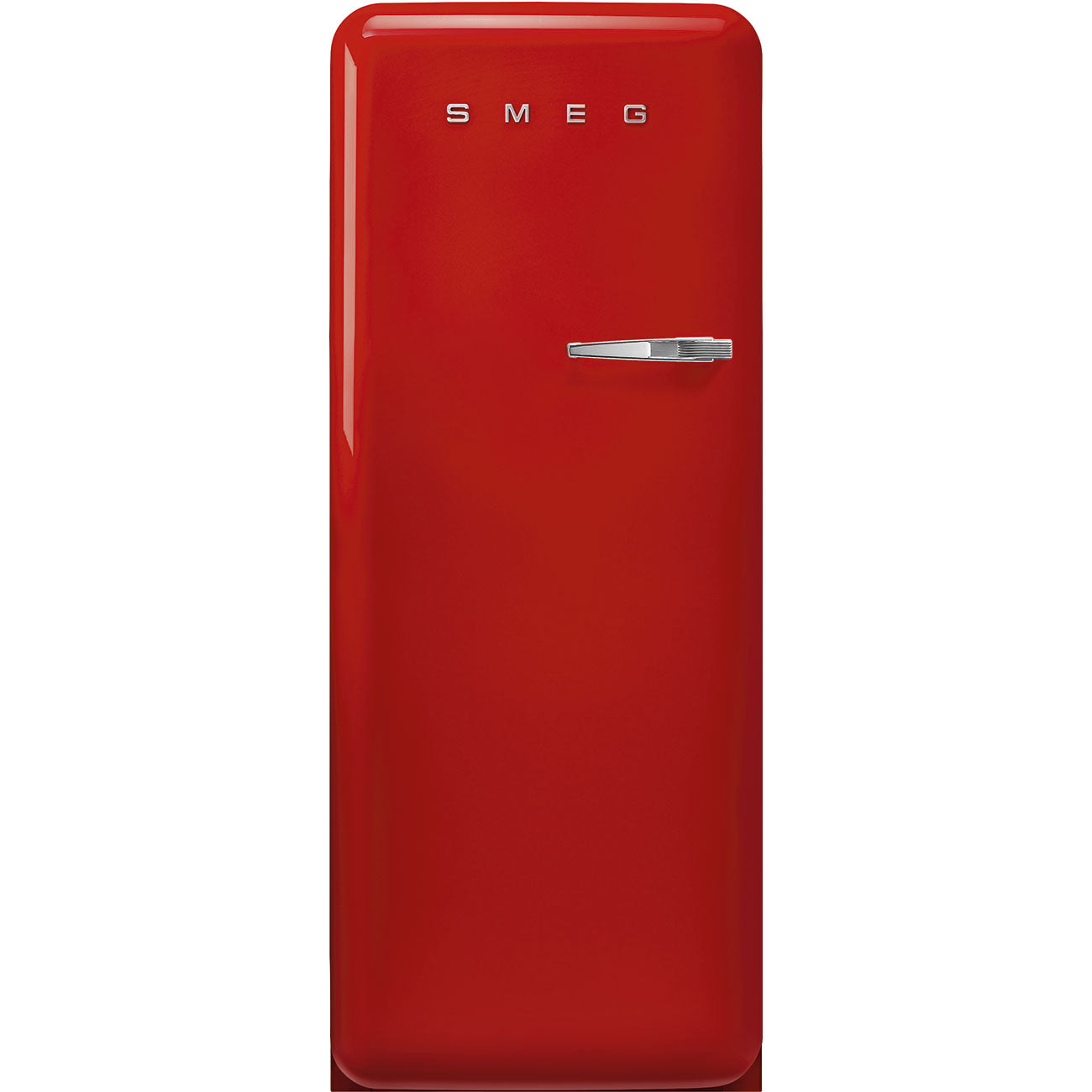 Smeg FAB28LRD6 153cm retrojääkaappi, punainen, vasenkätinen