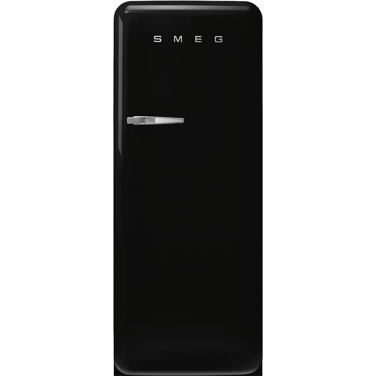 Smeg FAB28RBL6 153cm retrojääkaappi, musta, oikeakätinen