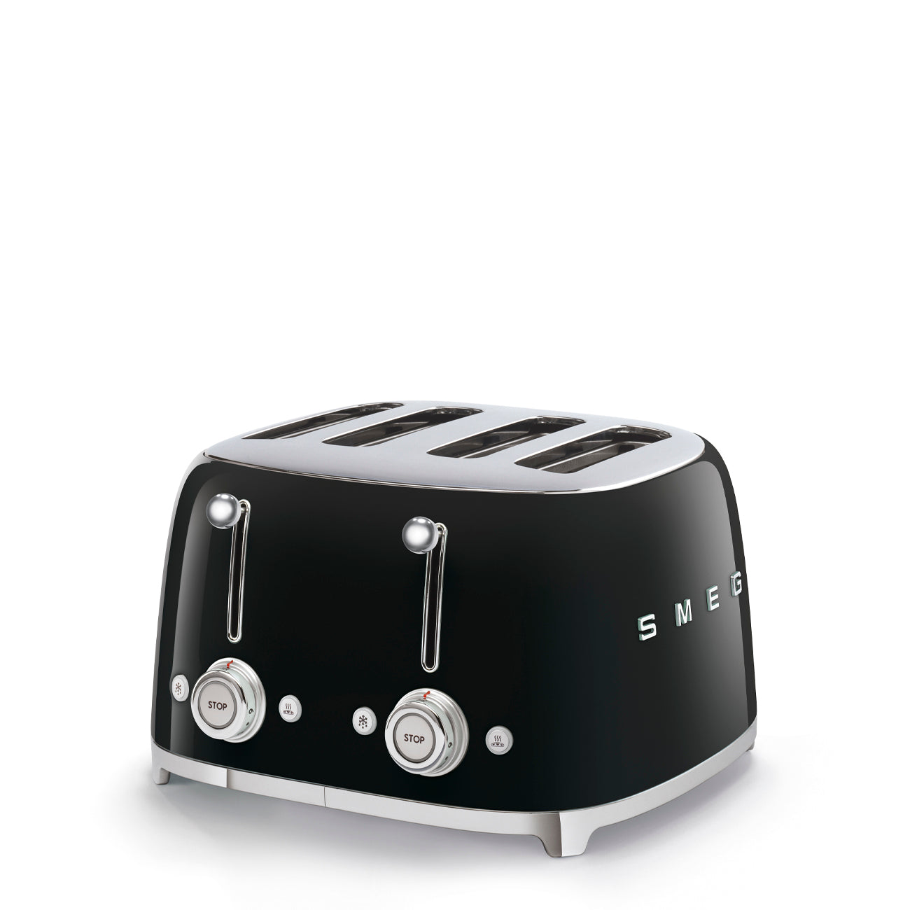 Smeg TSF03BLEU 4-viipaleen leivänpaahdin musta