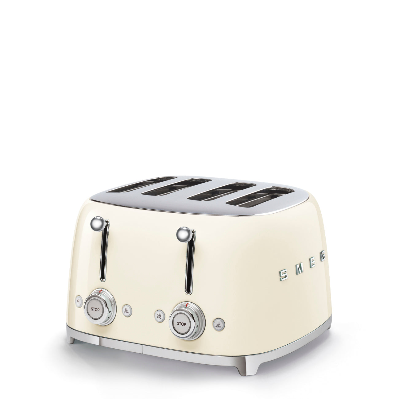 Smeg TSF03CREU 4-viipaleen leivänpaahdin kermanvärinen