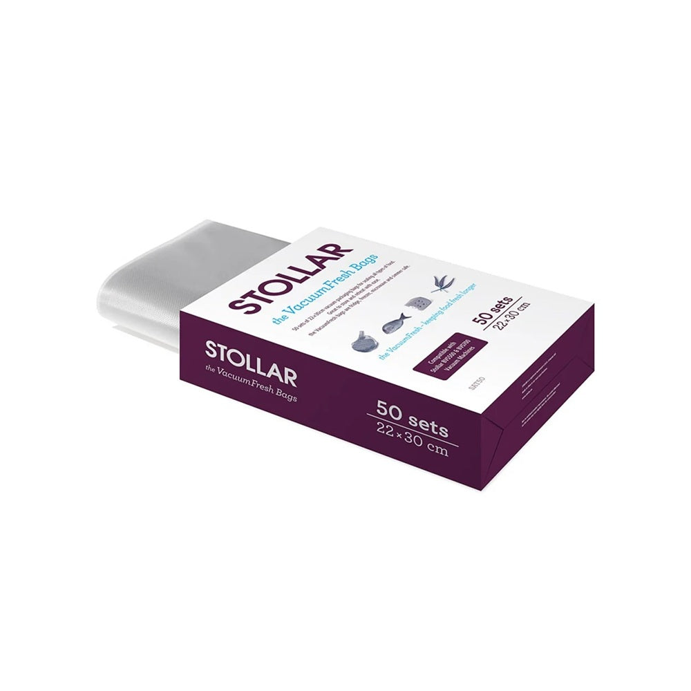 Stollar SAT50 vakuumipussit, 50 kpl (22 x 30cm)