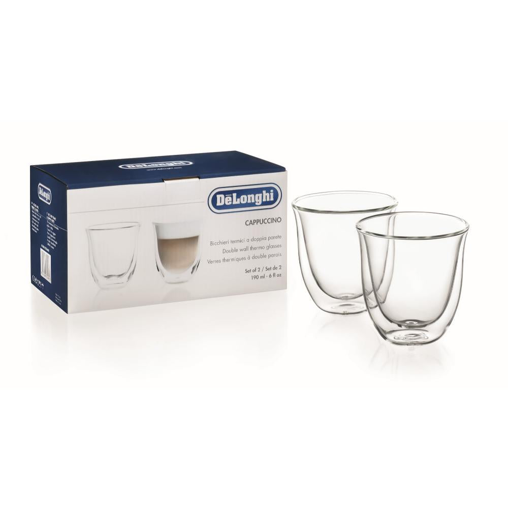 DeLonghi DLSC311 2 x cappuccino glass 190 ml