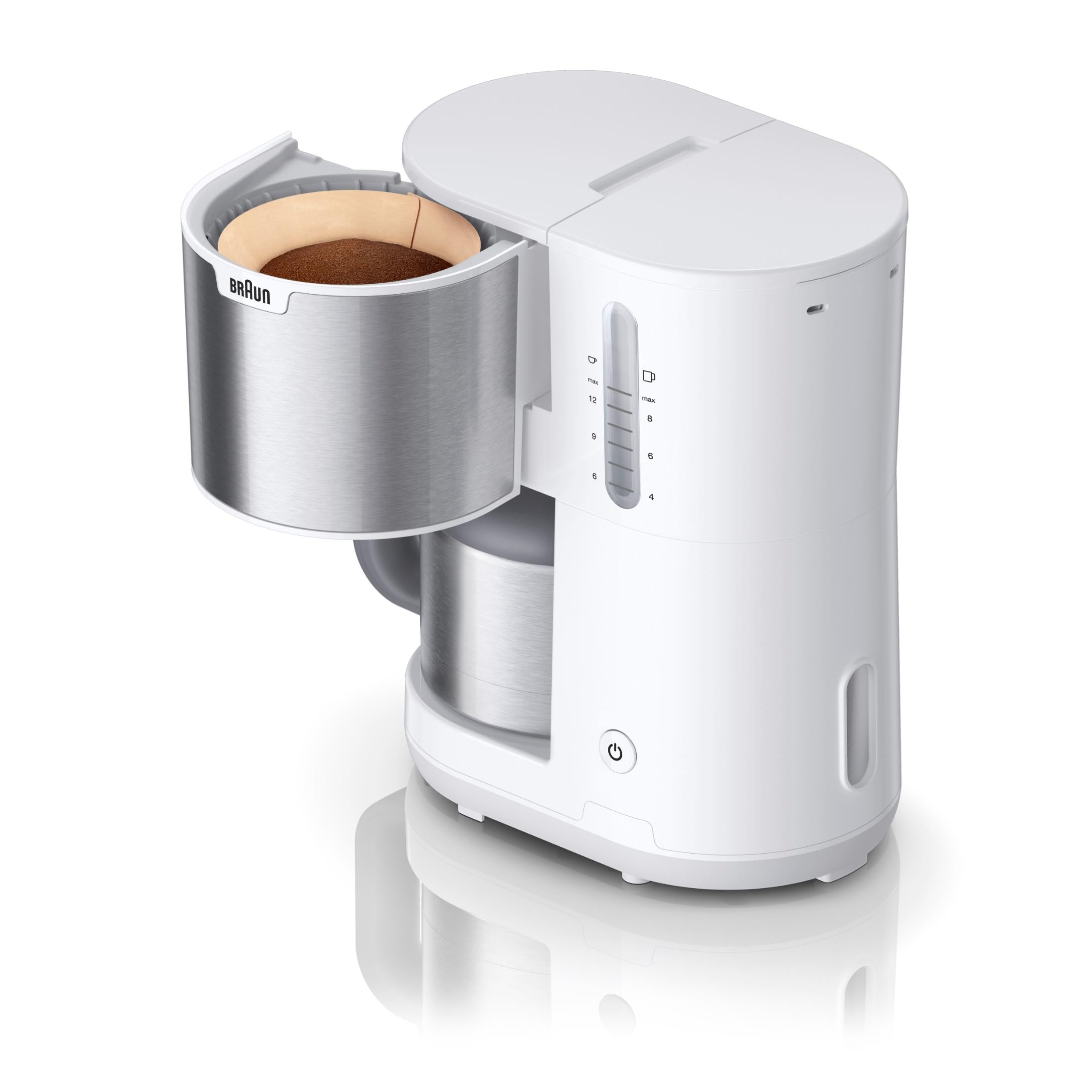 Braun KF1505WH PurShine termoskahvinkeitin valkoinen