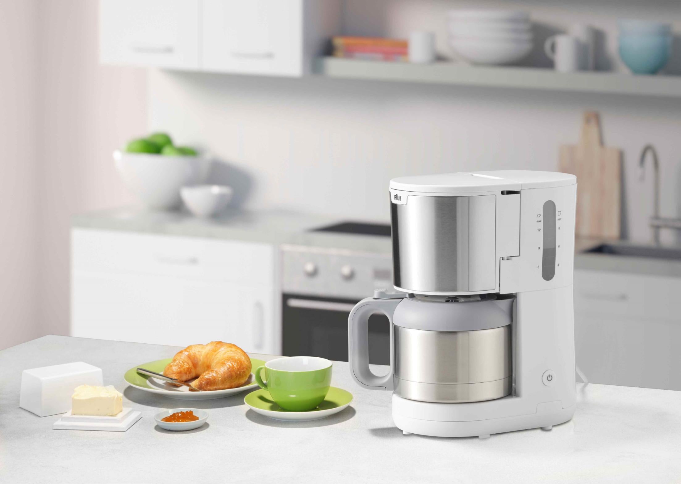Braun KF1505WH PurShine termoskahvinkeitin valkoinen