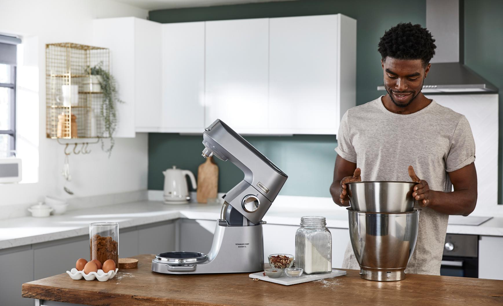 Kenwood KVL85.704.SI Titanium Chef XL Baker yleiskone 1200 W