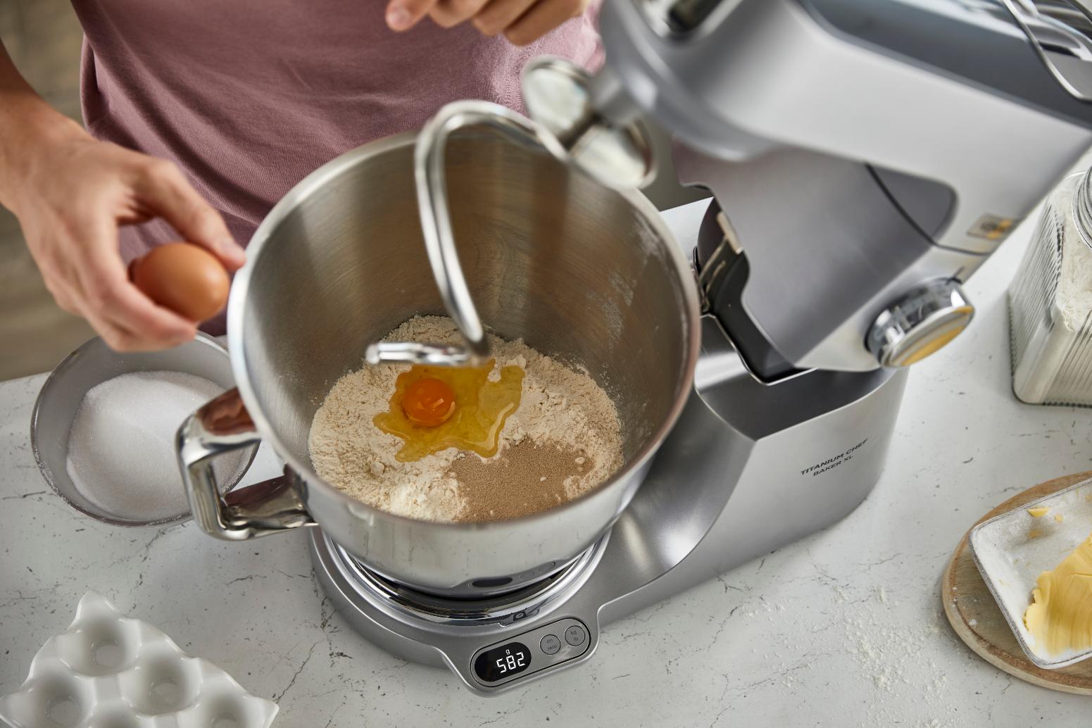 Kenwood KVL85.704.SI Titanium Chef XL Baker yleiskone 1200 W