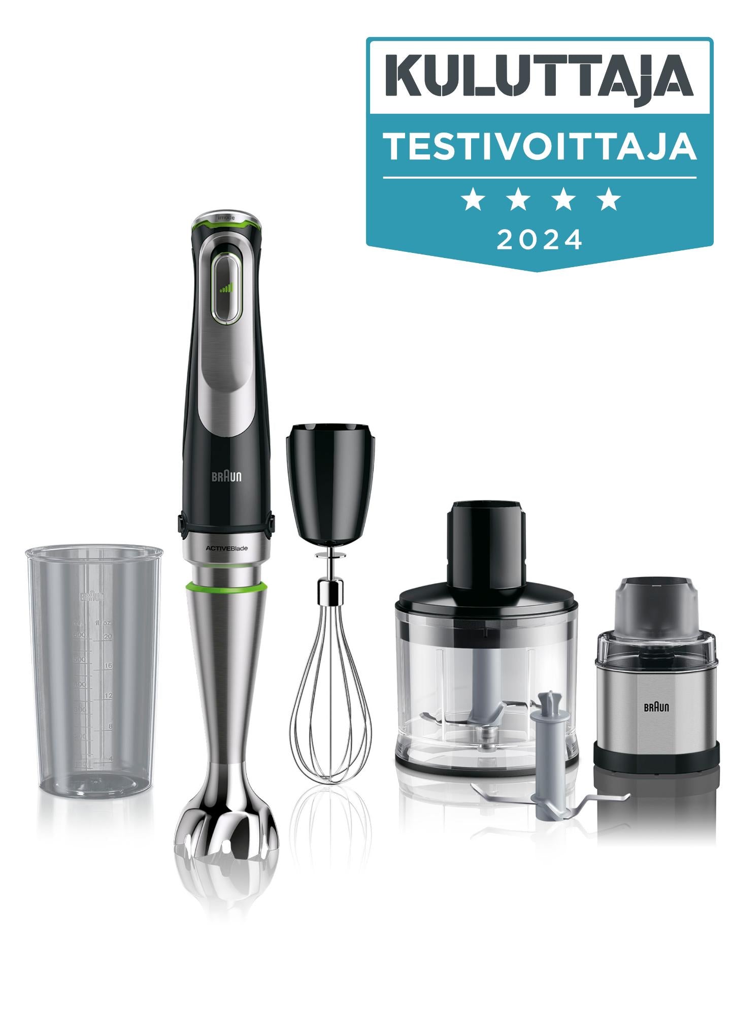 Braun MQ9138XI Multiquick 9 sauvasekoitinsarja, 1200W