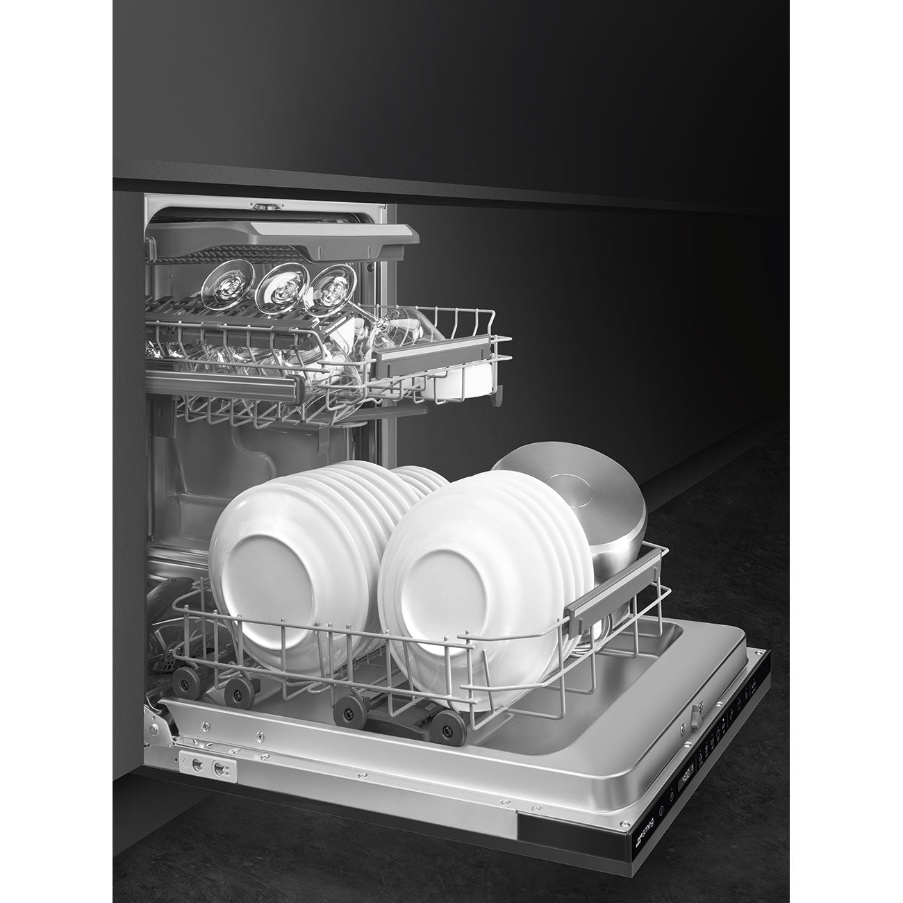 Smeg ST4533IN 45cm täysintegroitu tiskari