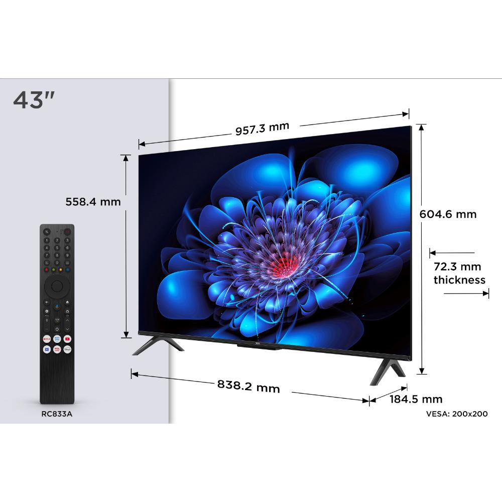 TCL 43P61K 43" Google TV