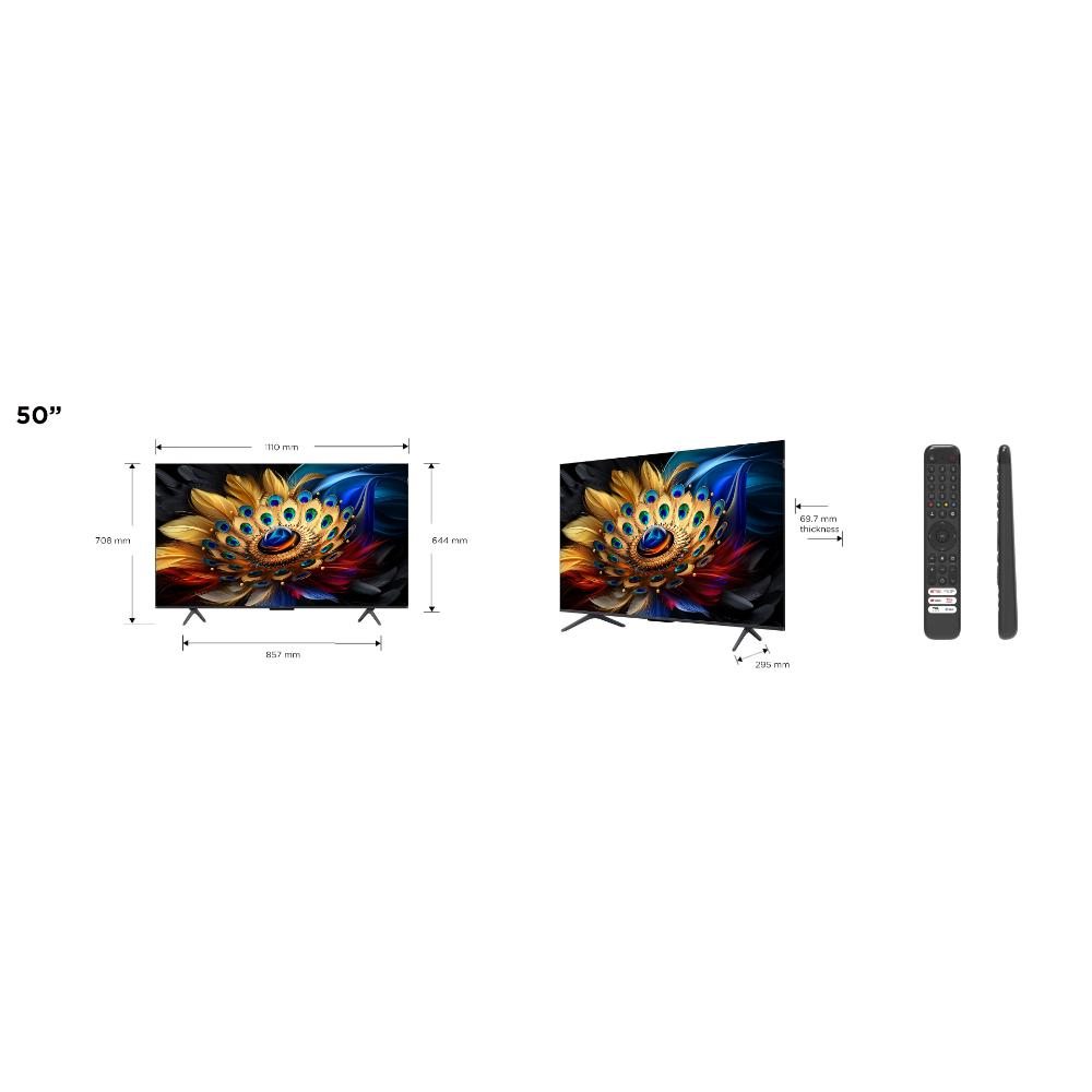 TCL 50C61B 50" televisio GoogleTV